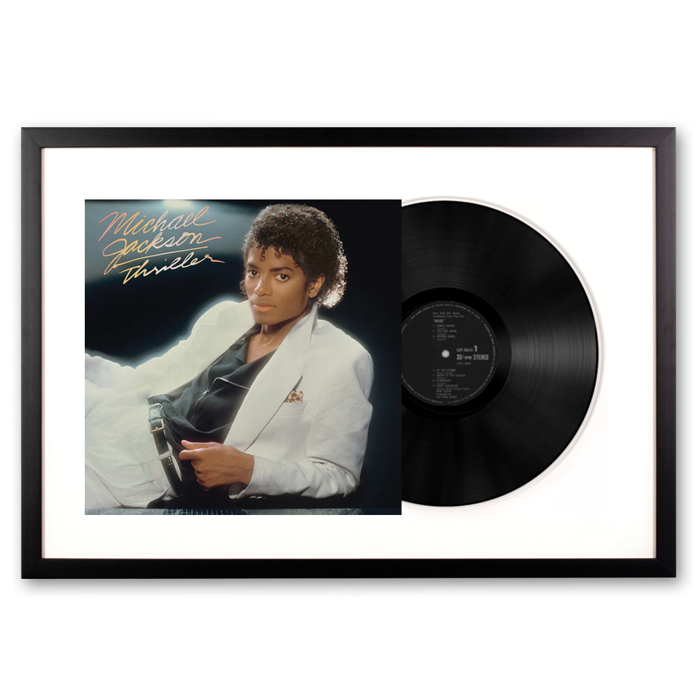 Framed Michael Jackson Thriller Vinyl Album Art V398-SM-88875143731-FD