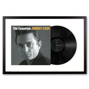 Framed Johnny Cash the Essential Johnny Cash Vinyl Album Art V398-SM-88875150651-FD