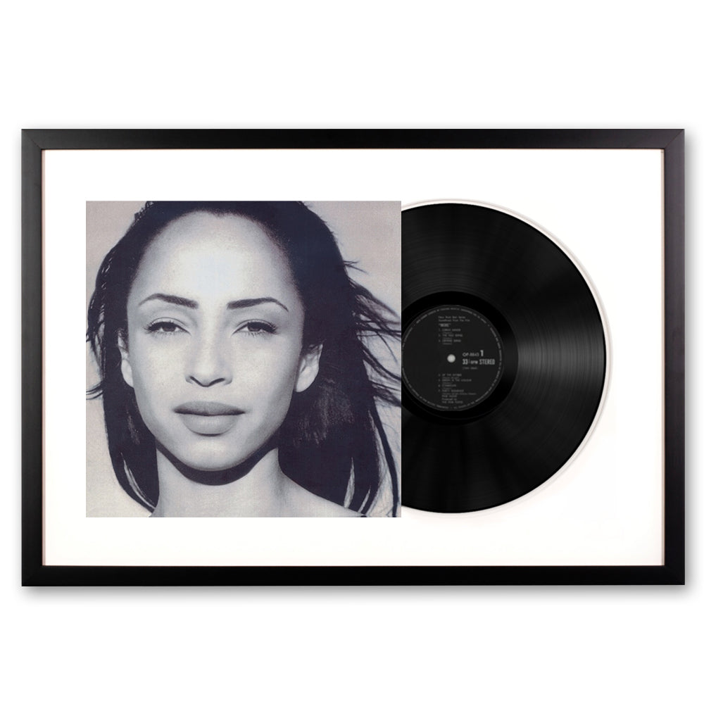 Framed Sade the Best of Sade Vinyl Album Art V398-SM-88875180591-FD