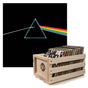 Crosley Record Storage Crate Pink Floyd The Dark Side Of The Moon Vinyl Album Bundle V398-SM-88875184251-B