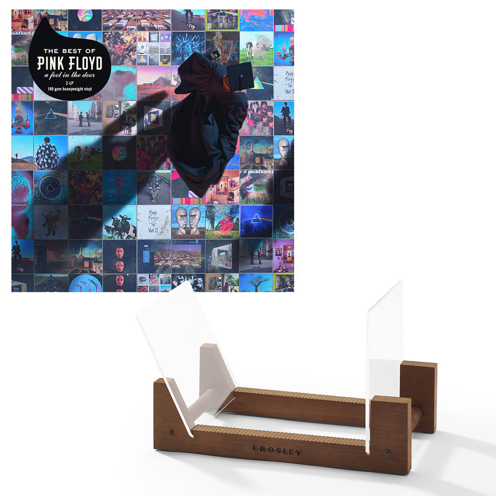 Pink Floyd The Best Of Pink Floyd: A Foot In The Door Vinyl Album & Crosley Record Storage Display Stand V398-SM-88875184381-BS