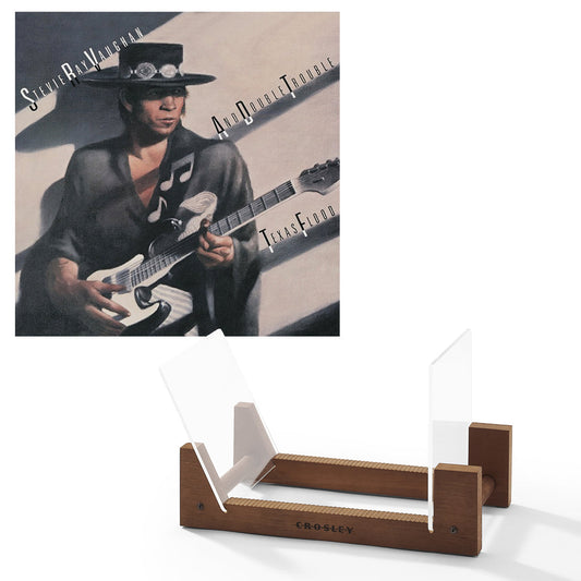 Stevie Ray Vaughan Texas Food Vinyl Album & Crosley Record Storage Display Stand V398-SM-88985375421-BS