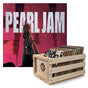 Crosley Record Storage Crate Pearl Jam Ten Vinyl Album Bundle V398-SM-88985376871-B