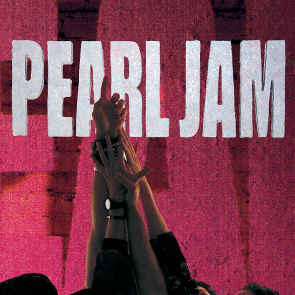Pearl Jam Ten Vinyl Album & Crosley Record Storage Display Stand V398-SM-88985376871-BS