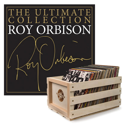 Crosley Record Storage Crate Roy Orbison The Ultimate Collection Vinyl Album Bundle V398-SM-88985379991-B