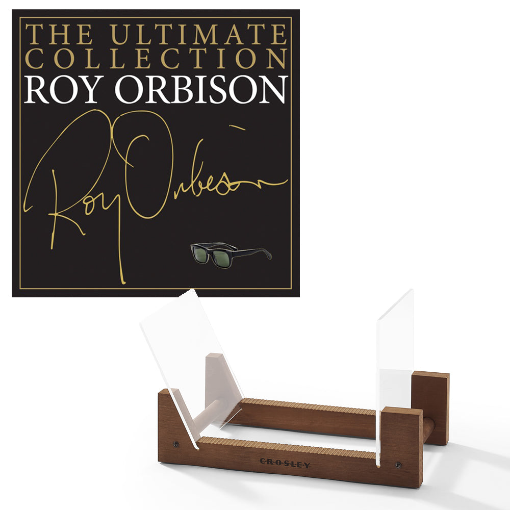 Roy Orbison The Ultimate Collection Vinyl Album & Crosley Record Storage Display Stand V398-SM-88985379991-BS