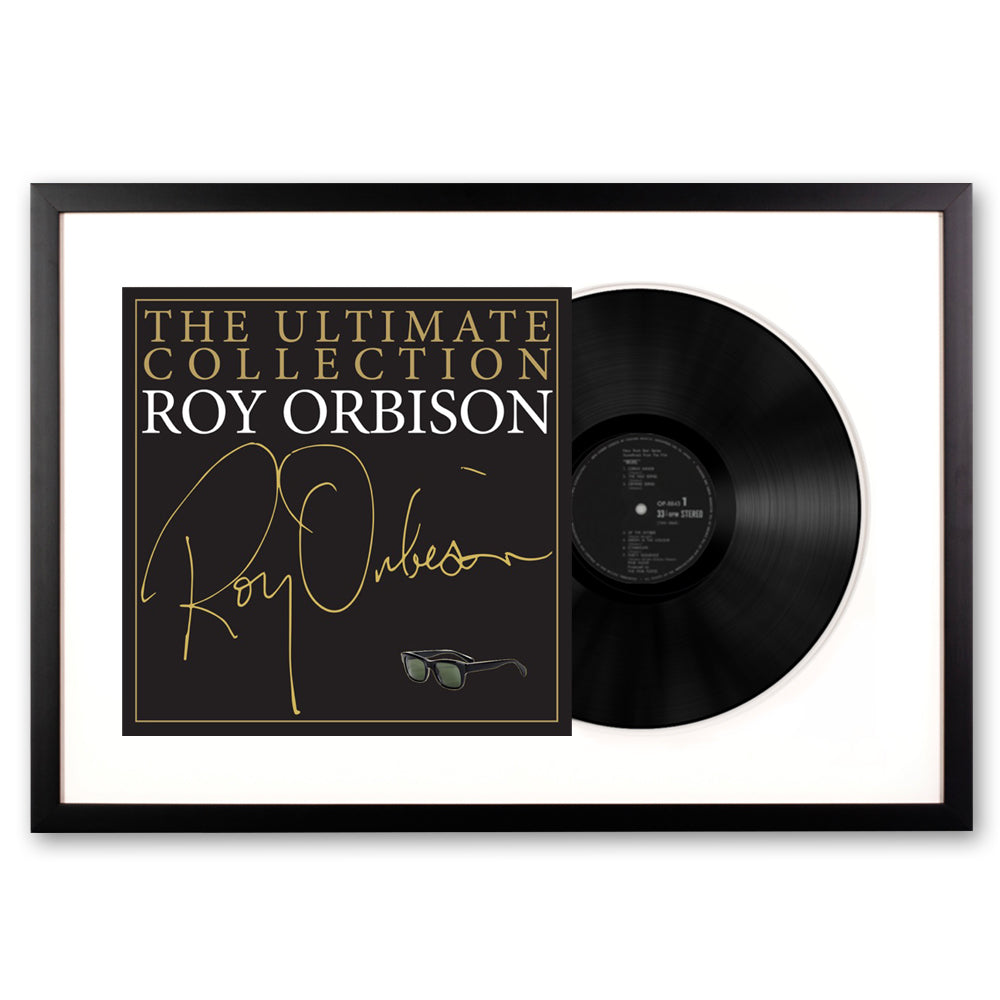 Framed Roy Orbison the Ultimate Collection Vinyl Album Art V398-SM-88985379991-FD