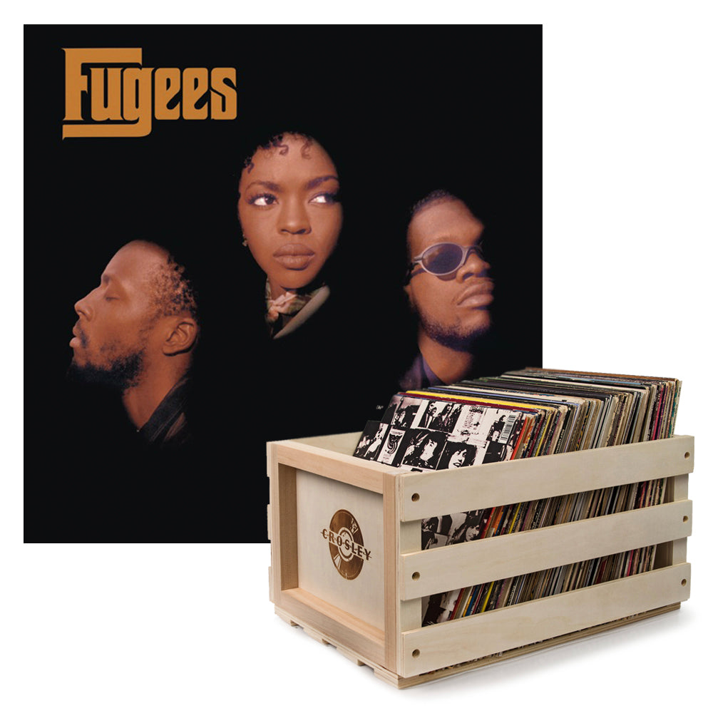 Crosley Record Storage Crate Fugees The Score Vinyl Album Bundle V398-SM-88985434501-B