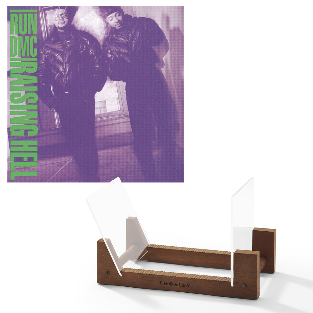 Run Dmc Raising Hell Vinyl Album & Crosley Record Storage Display Stand V398-SM-88985438141-BS