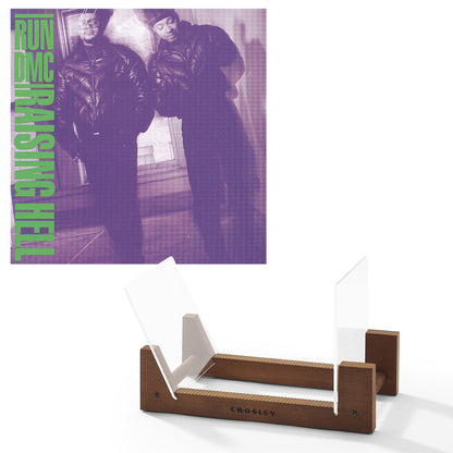 Run Dmc Raising Hell Vinyl Album & Crosley Record Storage Display Stand V398-SM-88985438141-BS