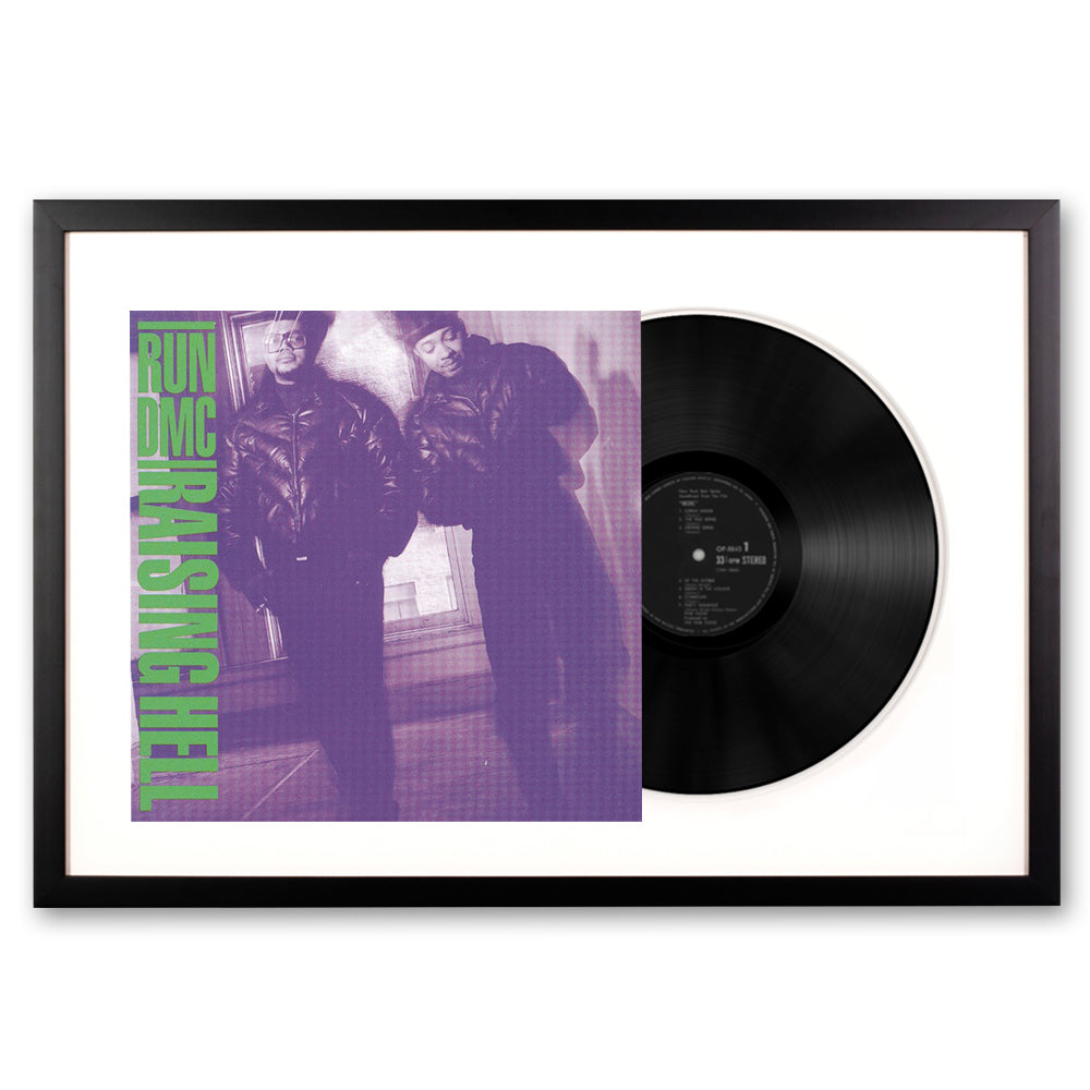 Framed Run DMC Raising Hell Vinyl Album Art V398-SM-88985438141-FD