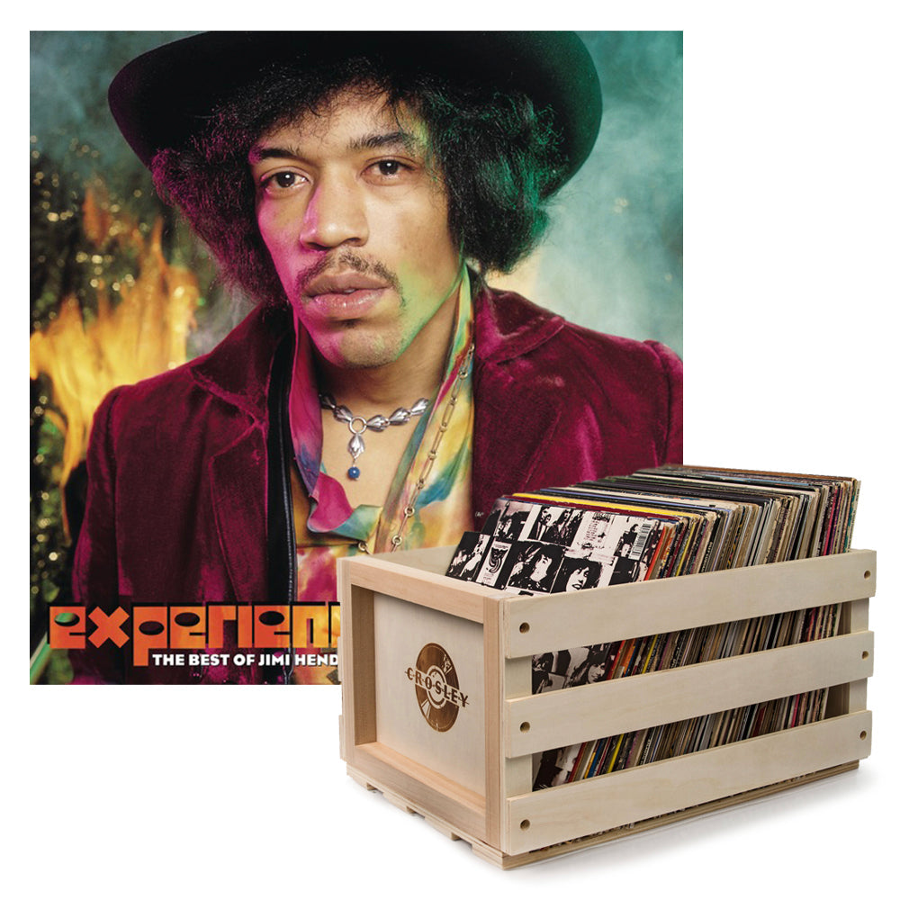 Crosley Record Storage Crate The Jimi Hendrix Experience Experience Hendrix: The Best of Jimi Hendrix Vinyl V398-SM-88985447871-B