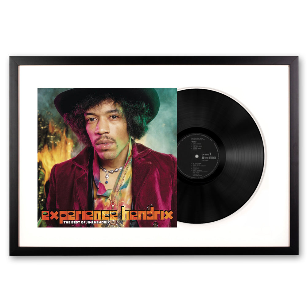 Framed The Jimi Hendrix Experience Experience Hendrix: The Best of Jimi Hendrix Vinyl Album Art V398-SM-88985447871-FD