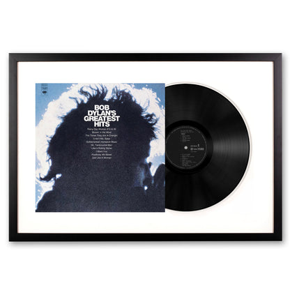 Framed Bob Dylan Greatest Hits Vinyl Album Art V398-SM-88985455611-FD
