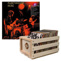 Crosley Record Storage Crate Fleetwood Mac Greatest Hits Vinyl Album Bundle V398-SM-MOVLP103-B