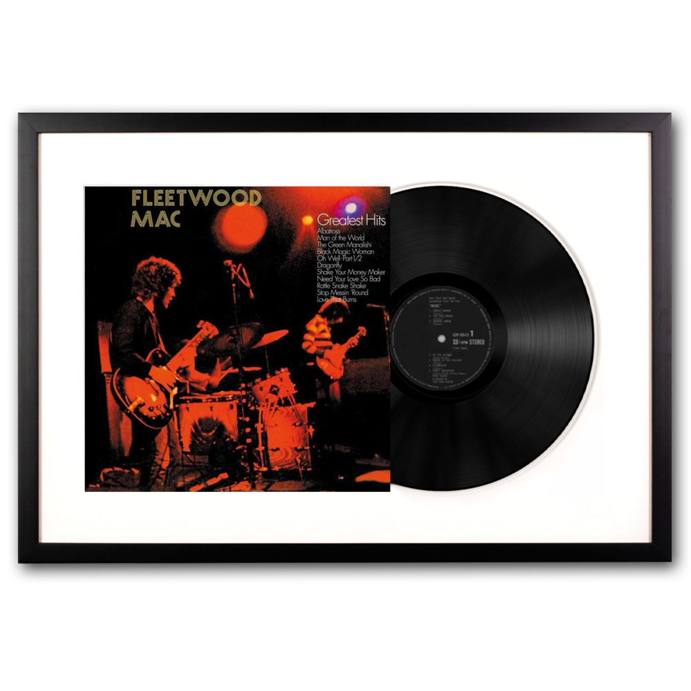 Framed Fleetwood Mac Greatest Hits Vinyl Album Art V398-SM-MOVLP103-FD