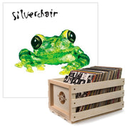 Crosley Record Storage Crate Silverchair Frogstomp Vinyl Album Bundle V398-SM-MOVLP2400B-B