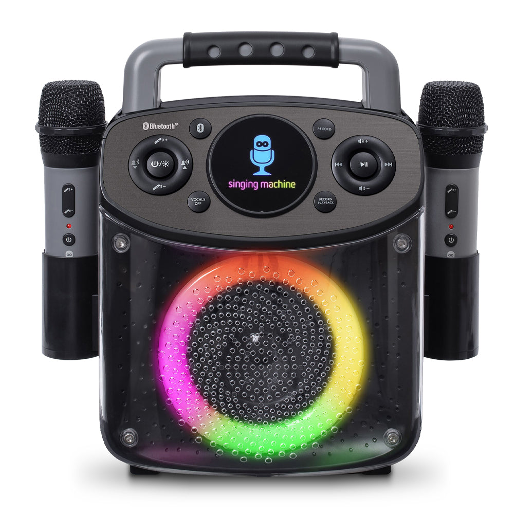 Singing Machine Mini Sparkle Bluetooth Karaoke Speaker V398-SML294BK