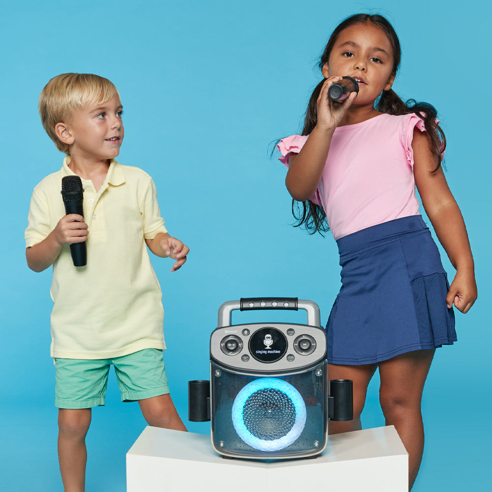 Singing Machine Mini Sparkle Bluetooth Karaoke Speaker V398-SML294BK