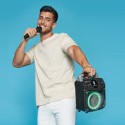 Singing Machine Mini Sparkle Bluetooth Karaoke Speaker V398-SML294BK