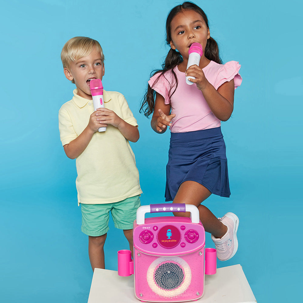 Singing Machine Mini Sparkle Bluetooth Karaoke Speaker - Pink V398-SML294P