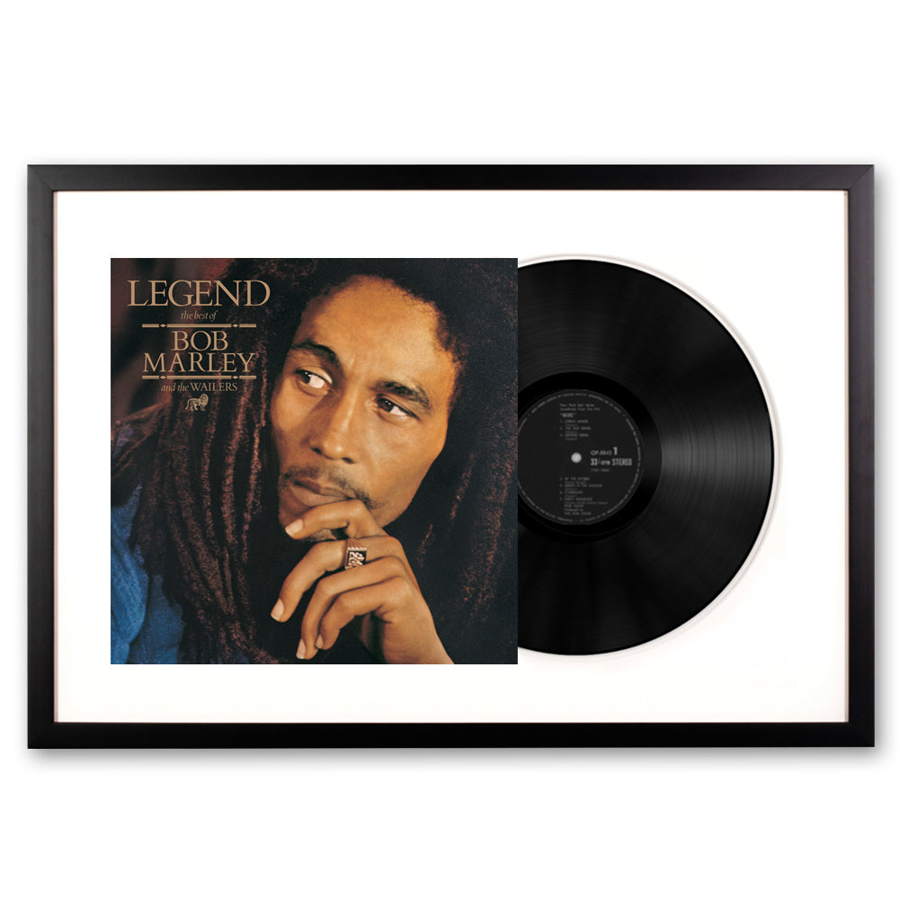 Framed Bob Marley - Legend - Vinyl Album Art V398-UM-060075303052-FD