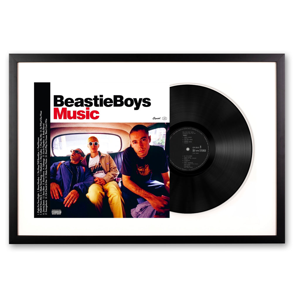 Framed Beastie Boys - Beastie Boys Music - 2LP Vinyl Album Art V398-UM-0728091-FD