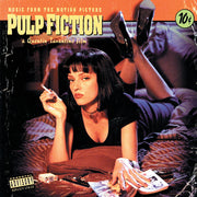 Crosley Record Storage Crate & Various Artists Pulp Fiction - Vinyl Album Bundle V398-UM-1111031-B