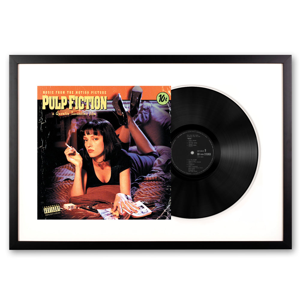 Framed Various Artists Pulp Fiction - Vinyl Album Art V398-UM-1111031-FD