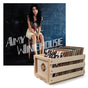Crosley Record Storage Crate & Amy Winehouse Back To Black - Vinyl Album Bundle V398-UM-1734128-B