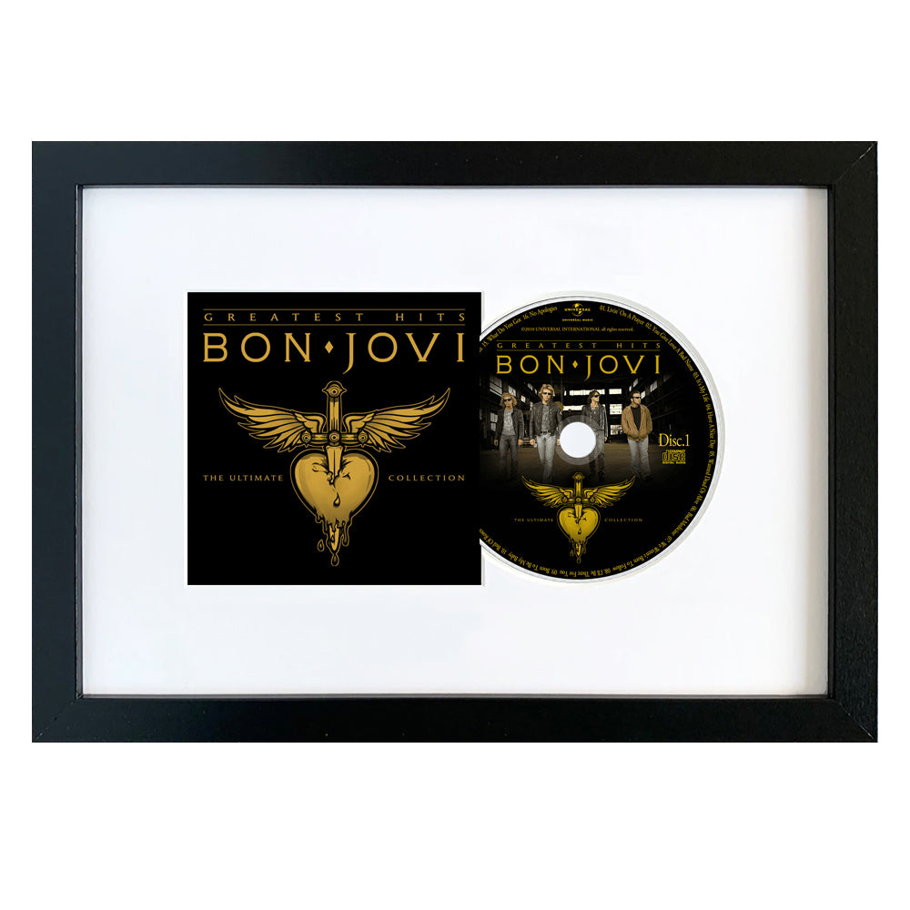 Bon Jovi - Bon Jovi Greatest Hits - CD Framed Album Art V398-UM-2752336-FD