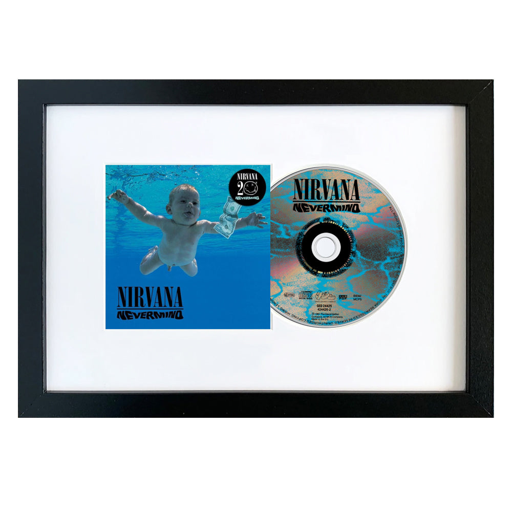 Nirvana - Nevermind 20th Anniversary - CD Framed Album Art V398-UM-2777908-FD