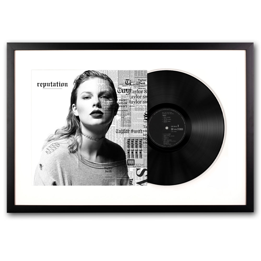 Framed Taylor Swifts Reputation Vinyl Album Art V398-UM-3003315-FD
