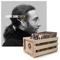 Crosley Record Storage Crate & John Lennon Gimmie Some Truth - Double Vinyl Album Bundle V398-UM-3500186-B