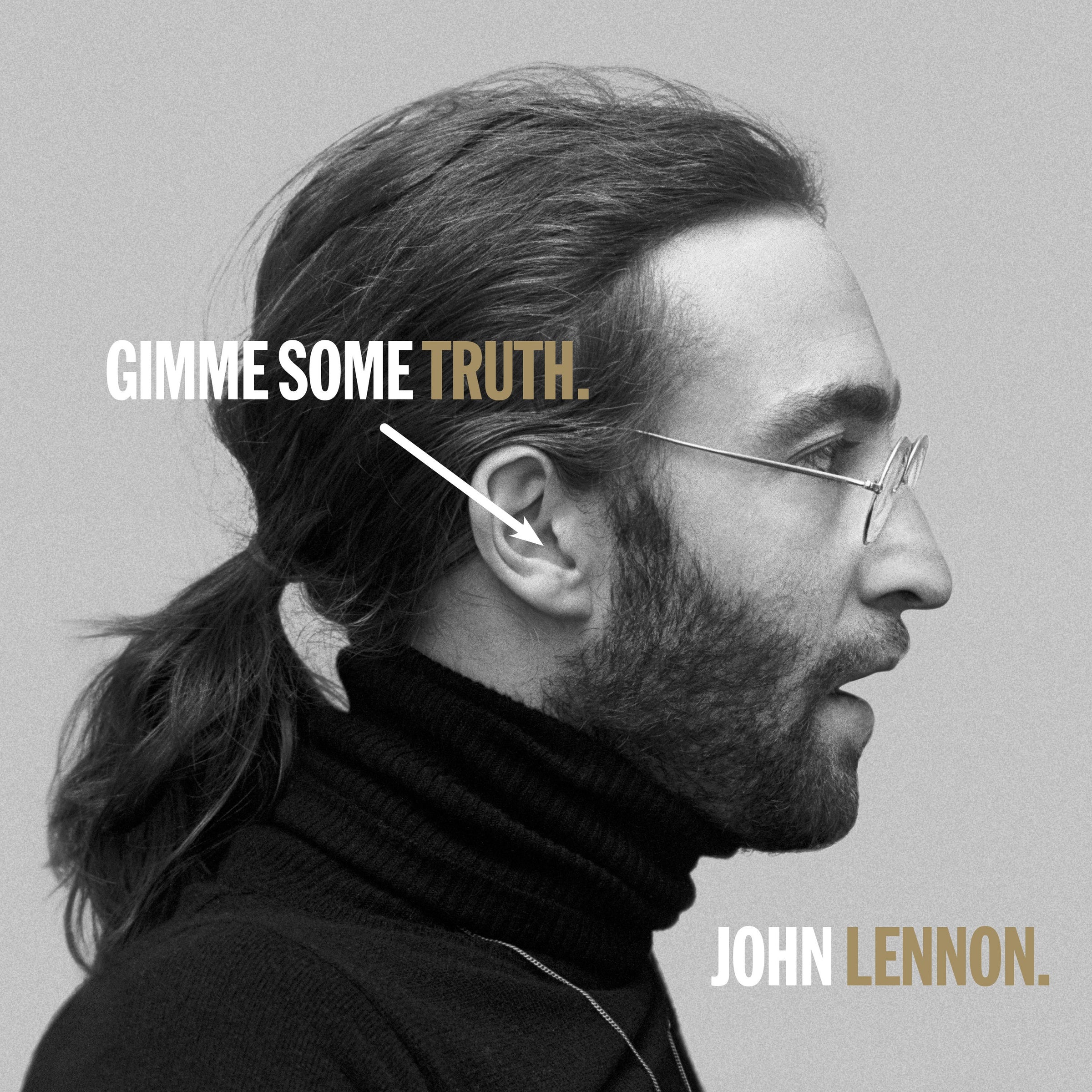 Crosley Record Storage Crate & John Lennon Gimmie Some Truth - Double Vinyl Album Bundle V398-UM-3500186-B