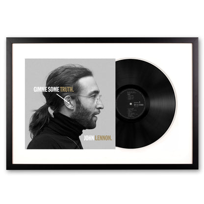 Framed John Lennon Gimmie Some Truth - Double Vinyl Album Art V398-UM-3500186-FD