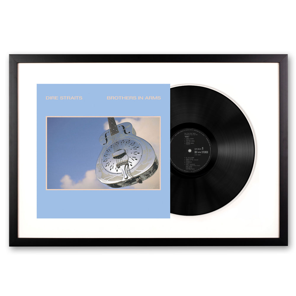 Framed Dire Straits Brothers in Arms - Double Vinyl Album Art V398-UM-3752907-FD