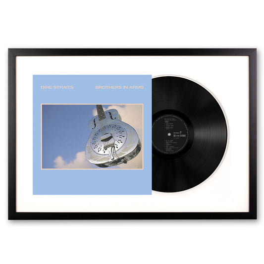 Framed Dire Straits Brothers in Arms - Double Vinyl Album Art V398-UM-3752907-FD