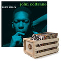 Crosley Record Storage Crate & John Coltrane Blue Train - Vinyl Album Bundle V398-UM-3771410-B