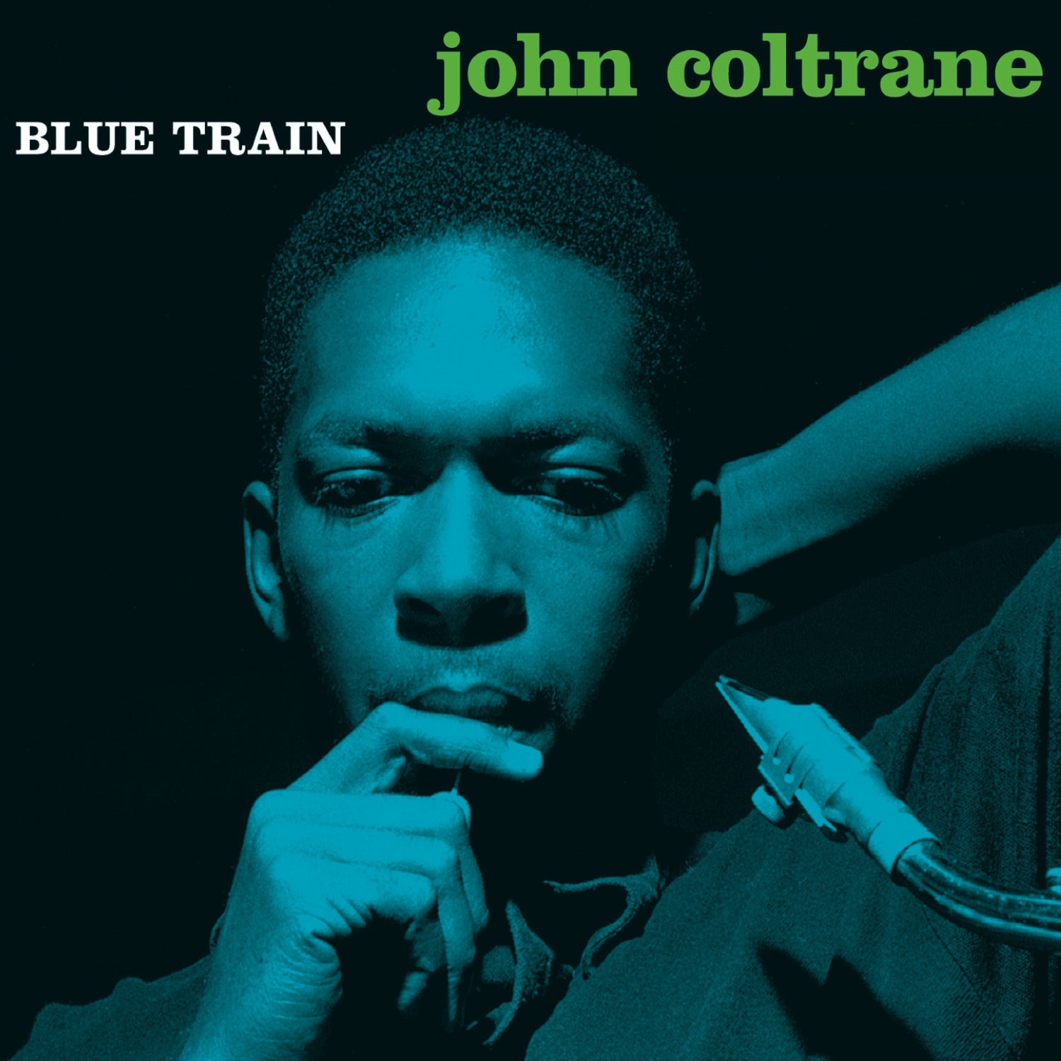 John Coltrane Blue Train - Vinyl Album & Crosley Record Storage Display Stand V398-UM-3771410-BS
