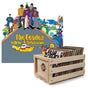 Crosley Record Storage Crate & The Beatles - Yellow Submarine - Vinyl Album Bundle V398-UM-3824671-B