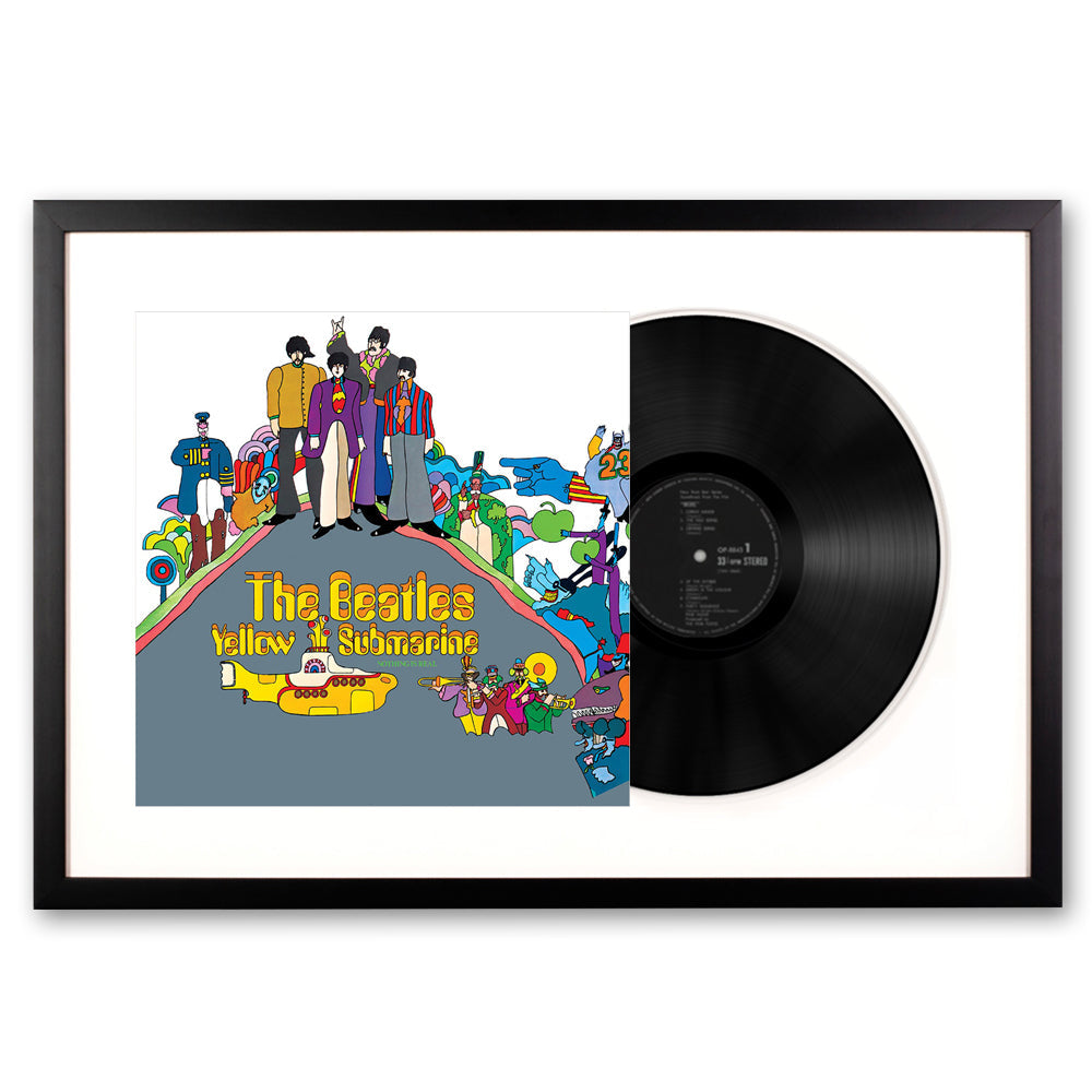 Framed The Beatles - Yellow Submarine - Vinyl Album Art V398-UM-3824671-FD
