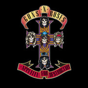 Crosley Record Storage Crate & Guns & Roses Appetite For Destruction - Vinyl Album Bundle V398-UM-4241481-B