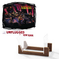 Nirvana MTV Unplugged Vinyl Album & Crosley Record Storage Display Stand V398-UM-4247271-BS