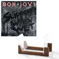 Bon Jovi Slippery When Wet - Vinyl Album & Crosley Record Storage Display Stand V398-UM-4702921-BS