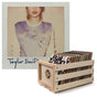 Crosley Record Storage Crate & Taylor Swift 1989 - Double Vinyl Album Bundle V398-UM-4709268-B
