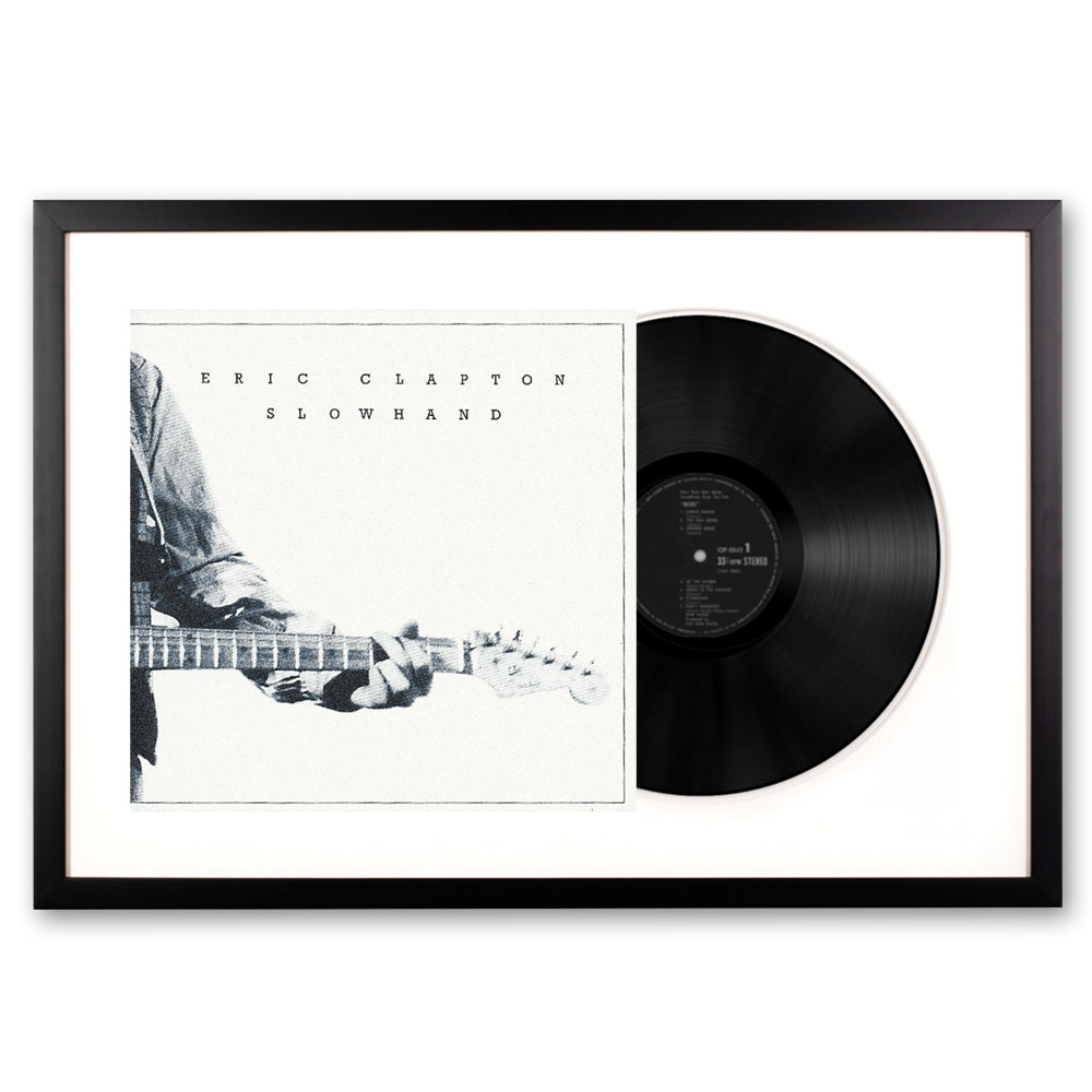 Framed Eric Clapton Slowhand 35th Anniversary Vinyl Album Art V398-UM-5340723-FD