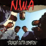 N.W.A. Straight Outta Compton - Vinyl Album & Crosley Record Storage Display Stand V398-UM-5346995-BS