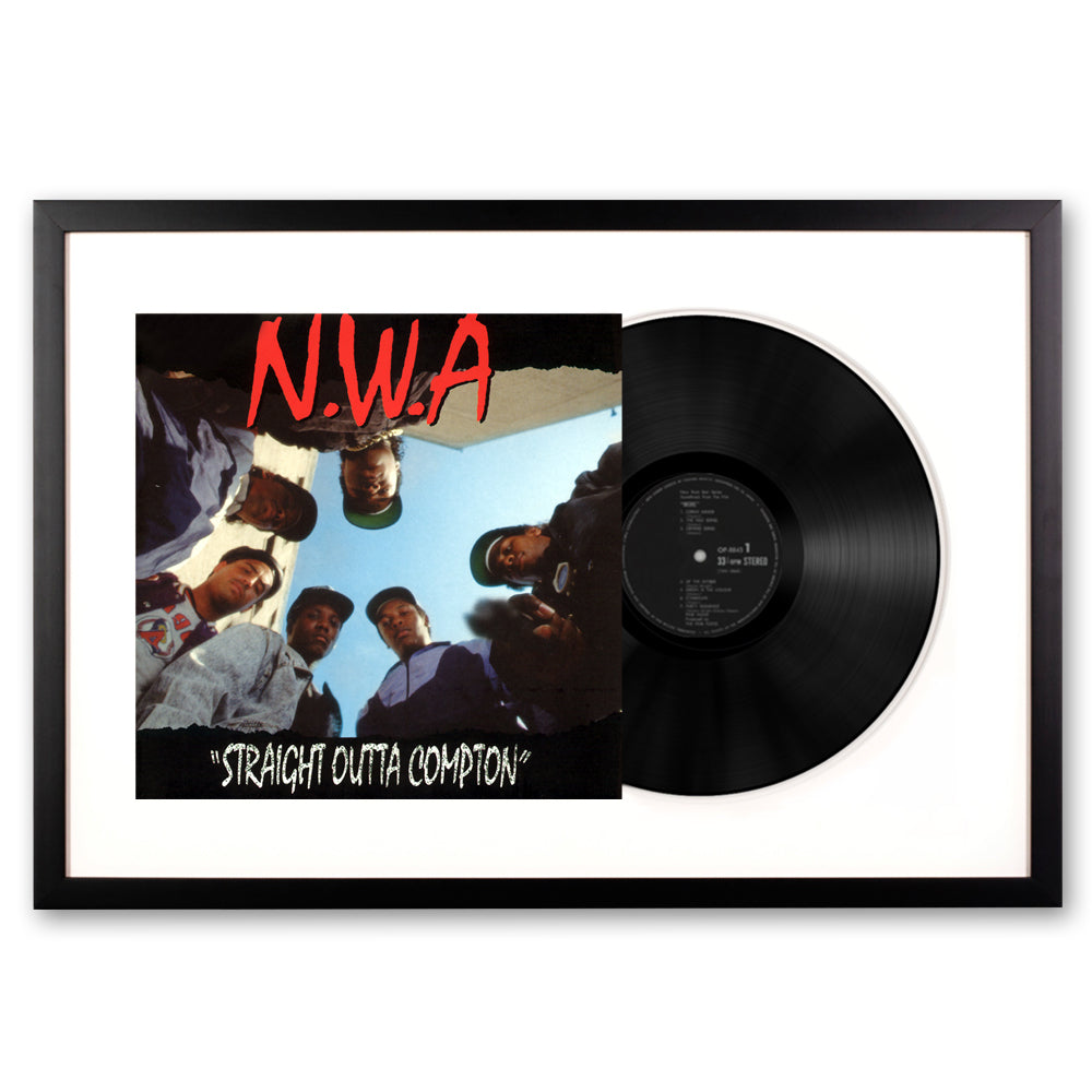 Framed N.W.A. Straight Outta Compton - Vinyl Album Art V398-UM-5346995-FD