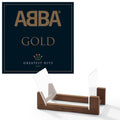Abba Gold - Double Vinyl Album & Crosley Record Storage Display Stand V398-UM-5351106-BS